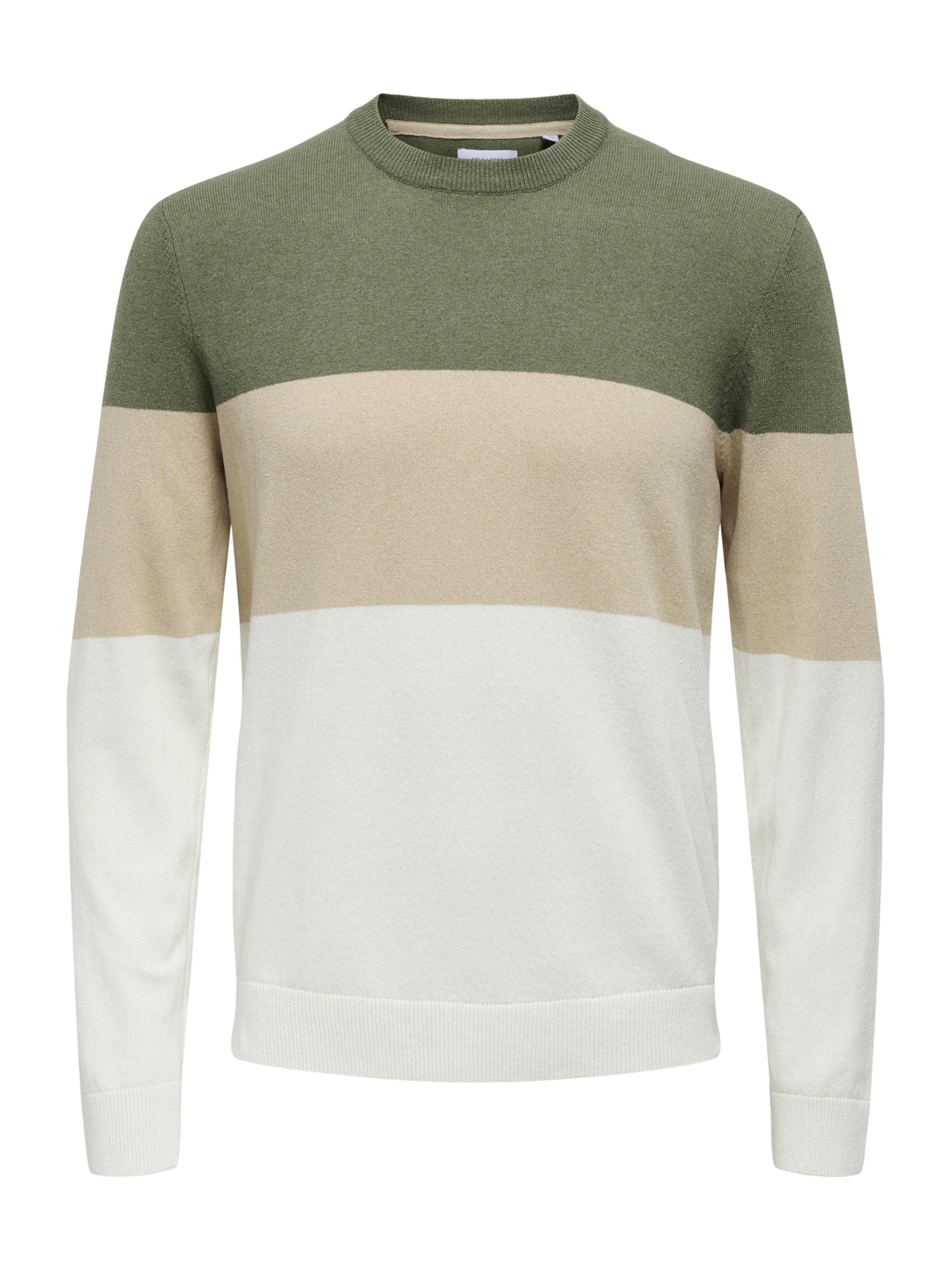 Only & Sons Свитер 'ONSRex' в Белый: спереди