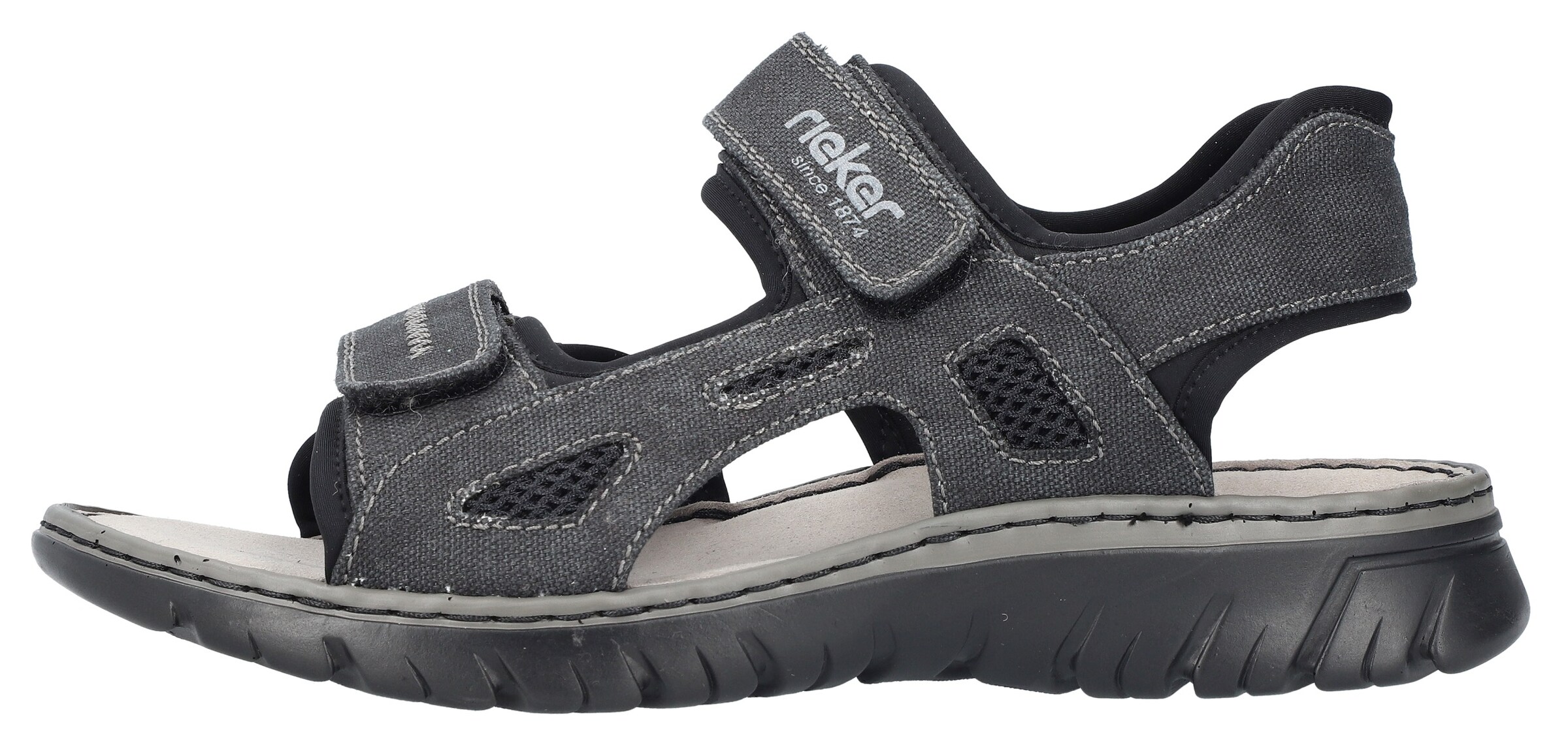 Rieker Hiking Sandals in Grey