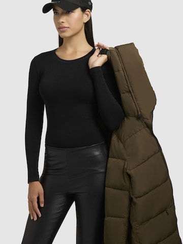 khujo - Sobretudo de inverno 'Phia' em verde