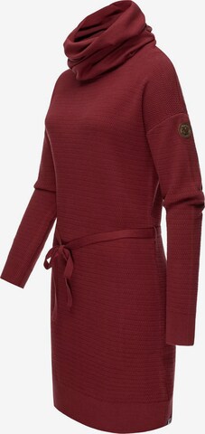 Ragwear Knitted dress 'Babett' in Red