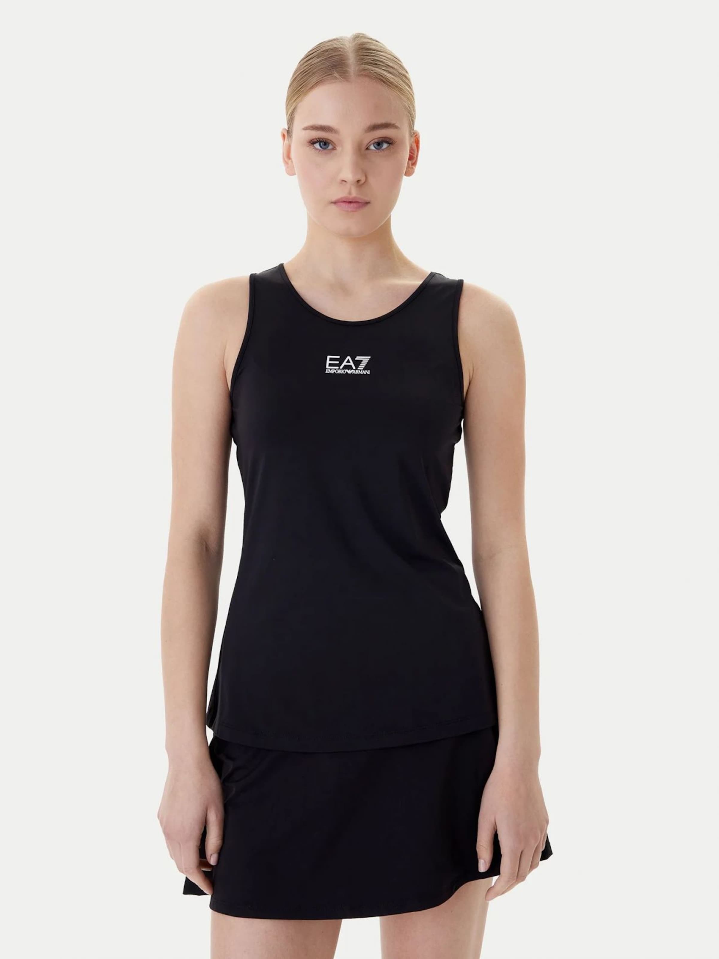 Emporio Armani Top‌‌‌‌‌ in Schwarz: Vorderseite