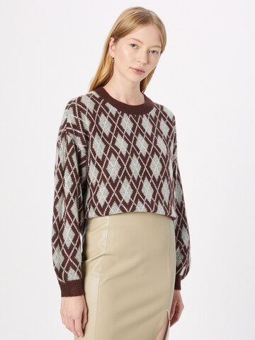 JDY Sweater 'BATE' in Brown: front