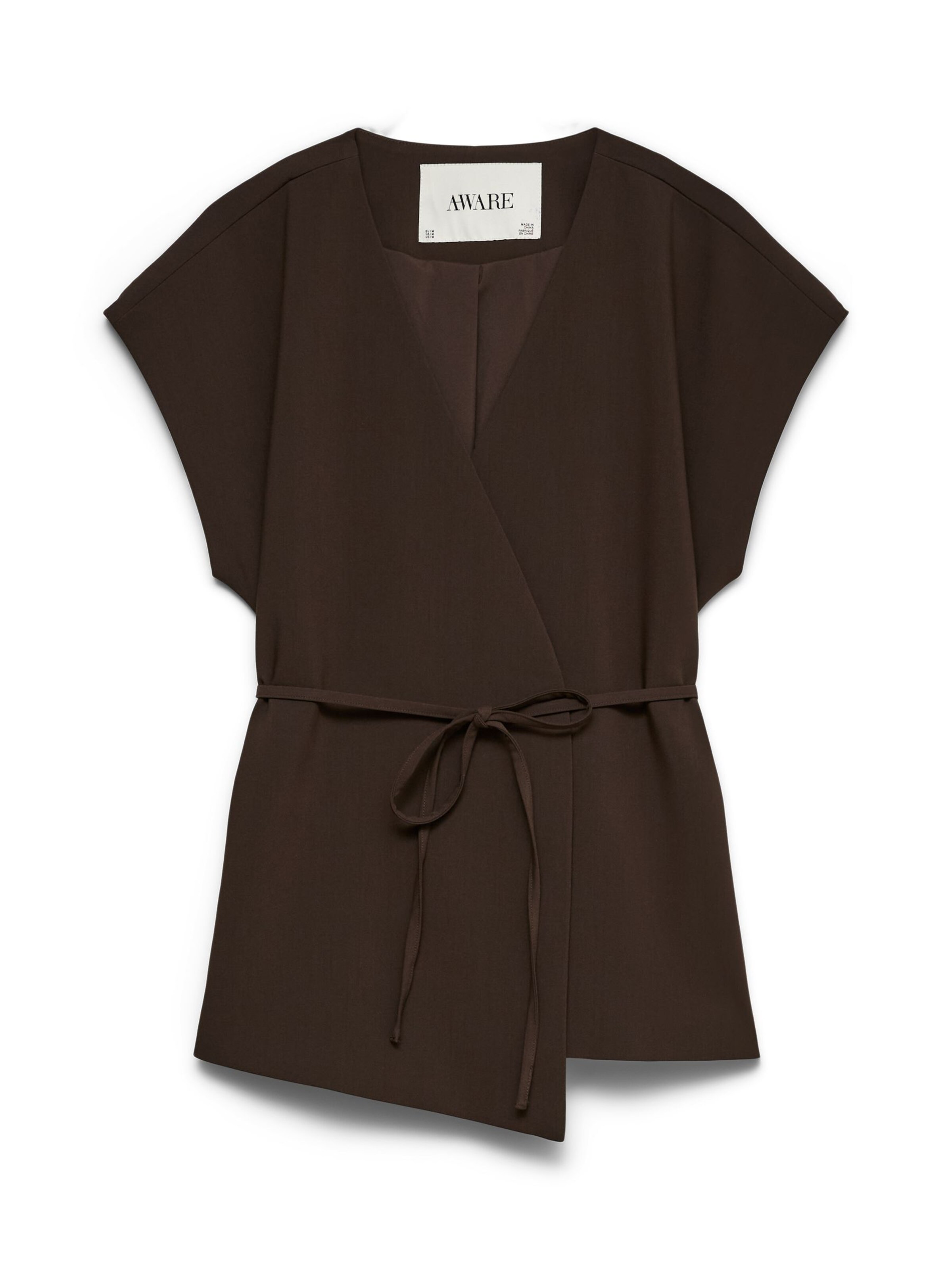 VERO MODA Vest 'VANNAH' in M in Brown, Item view