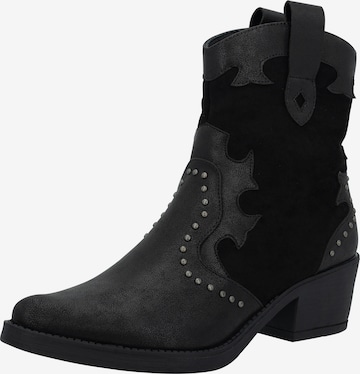 Salinyang Comwboystøvler i sort: forside