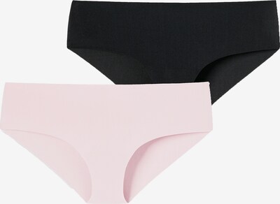 SCHIESSER Slip ' Invisible Light ' en rose / noir, Vue avec produit