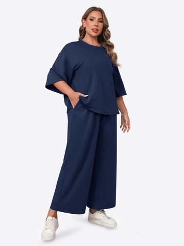 Imily Bela - Traje para estar en casa en azul