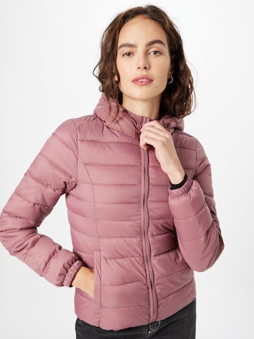 ONLY Between-season jacket 'Tahoe' in Pink: front