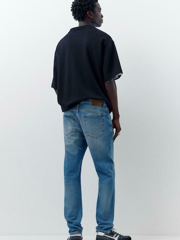 Effilé Jean Pull&Bear en bleu