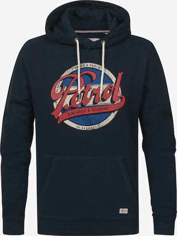 Petrol Industries Sweatshirt in Blauw: voorkant