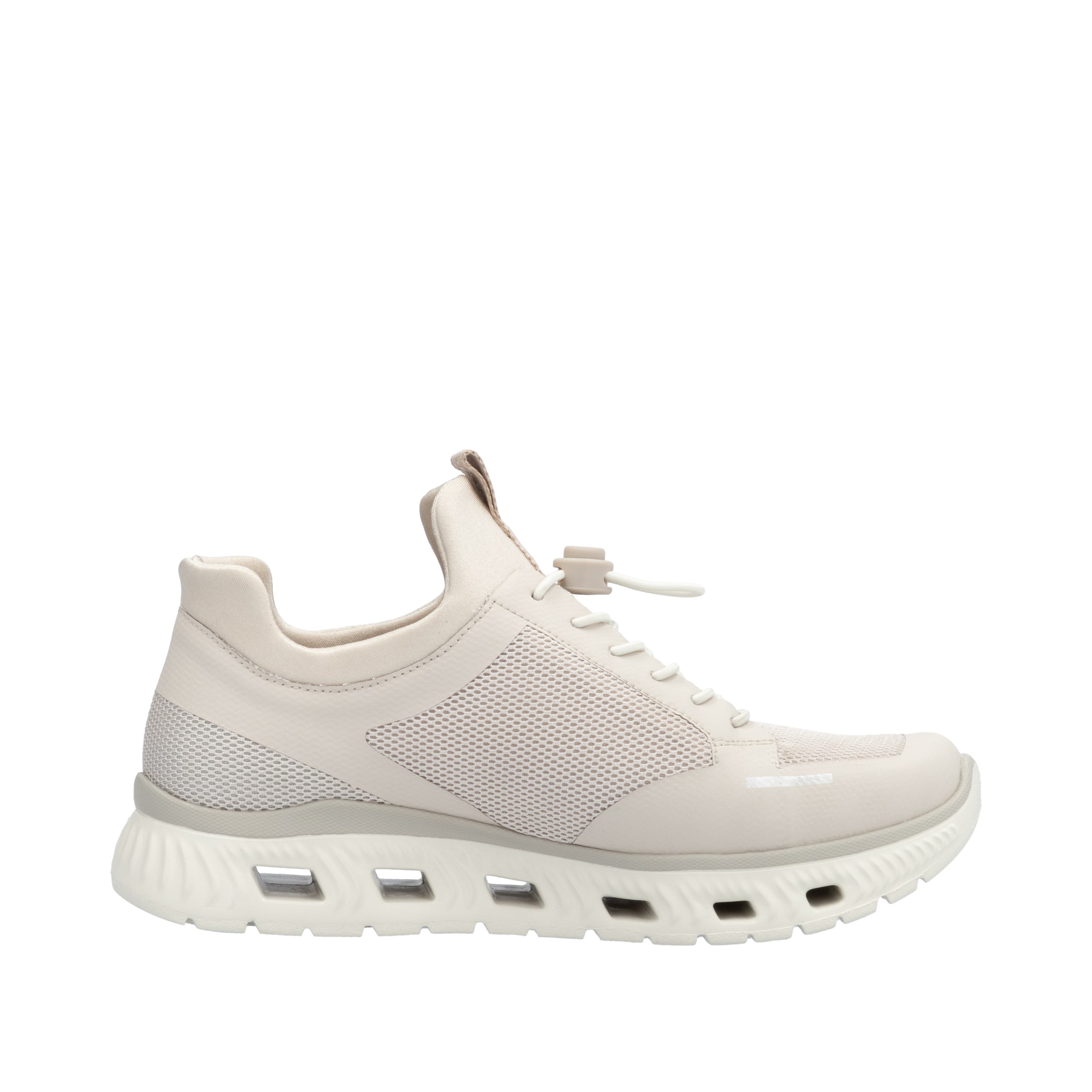 Chaussure de sport à lacets Rieker en beige