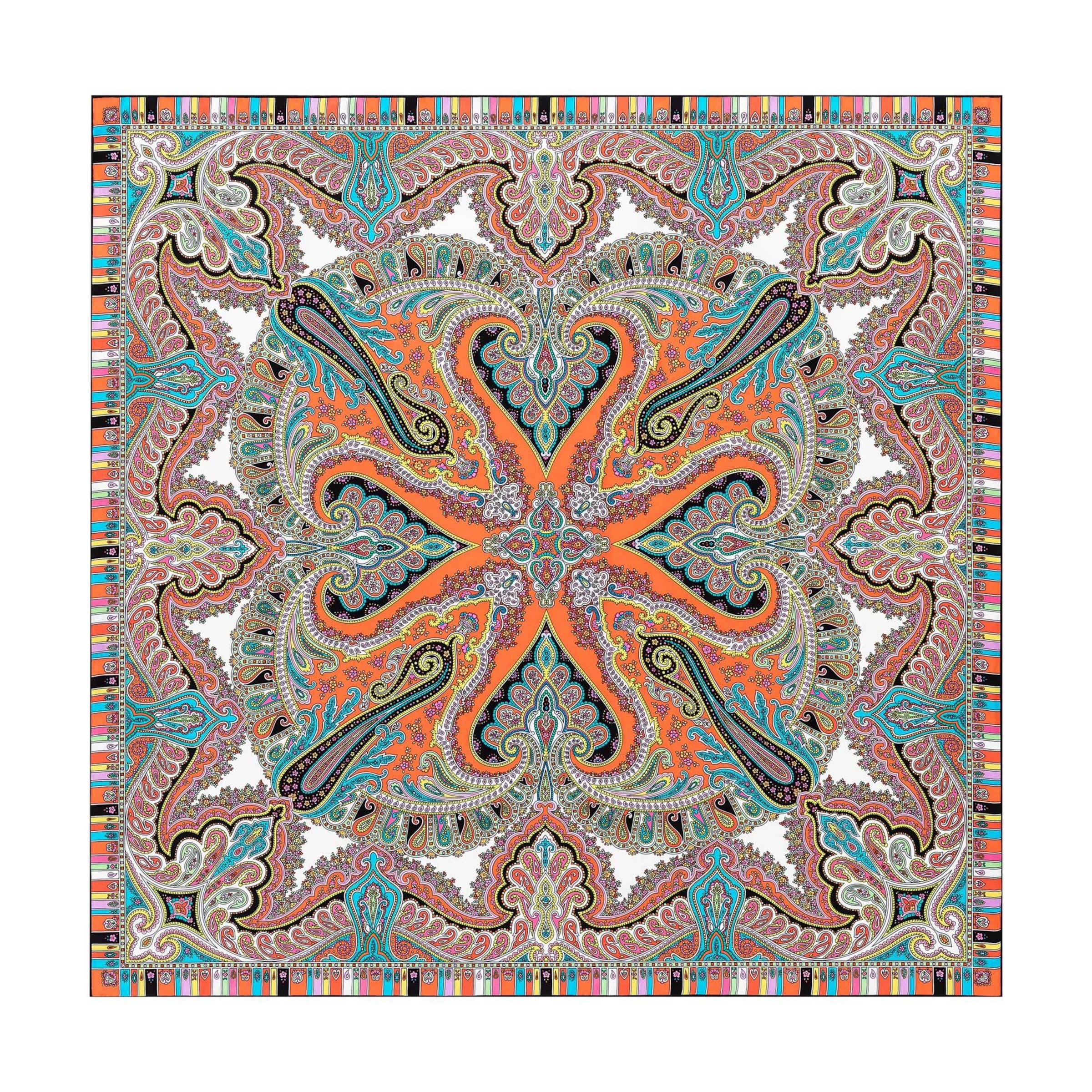 Roeckl Doek 'CIRCULAR ORNAMENT' in Gemengde kleuren: voorkant