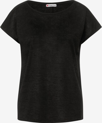 T-shirt STREET ONE en noir : devant