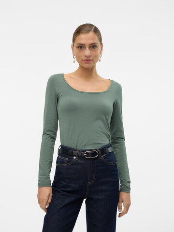VERO MODA Shirt 'VMLULU' in Grün: Vorderseite