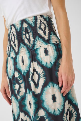 Cream Skirt 'Tiah' in Blue