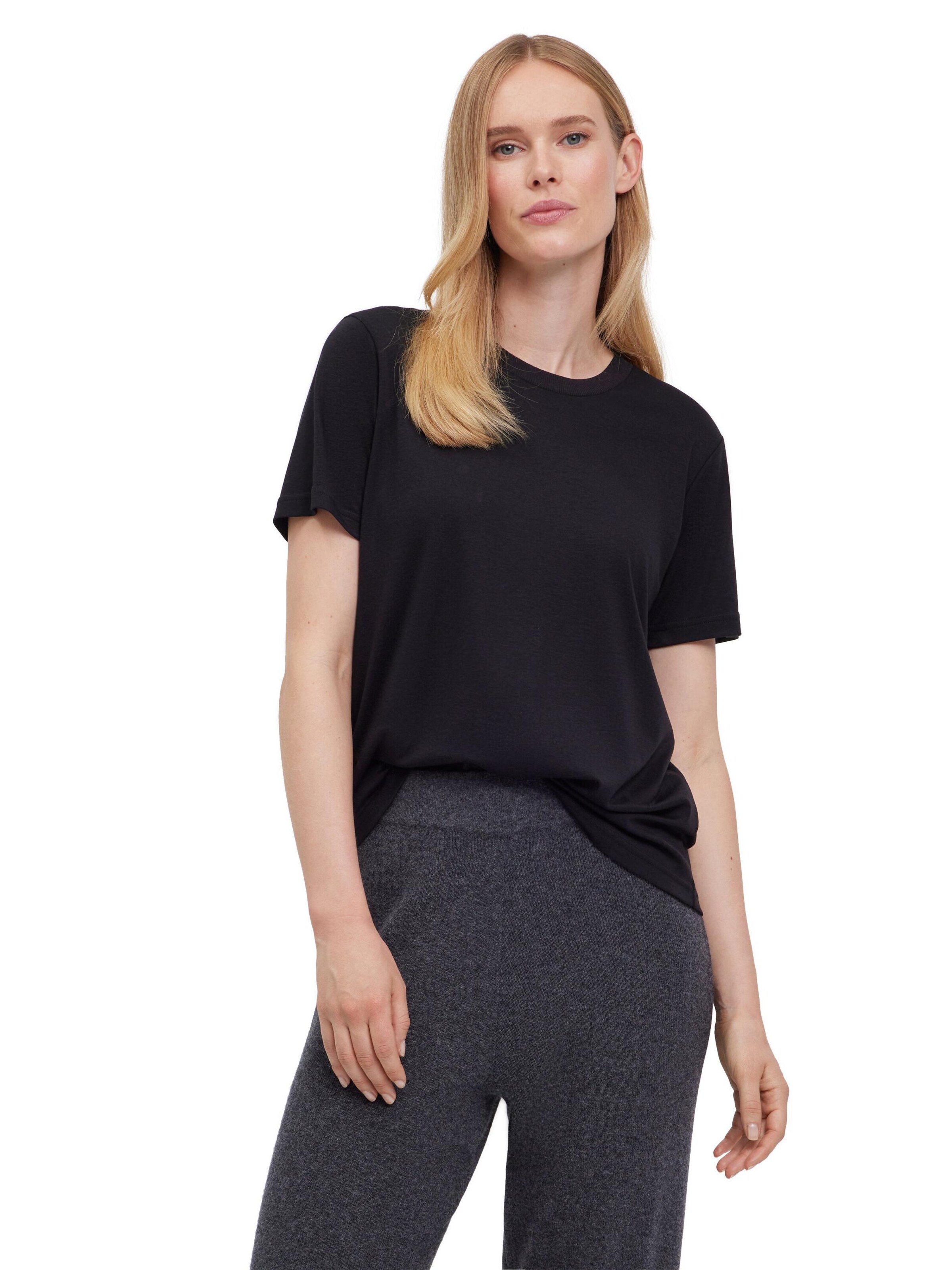 FALKE Shirt 'Lyocell Balance' in Black: front