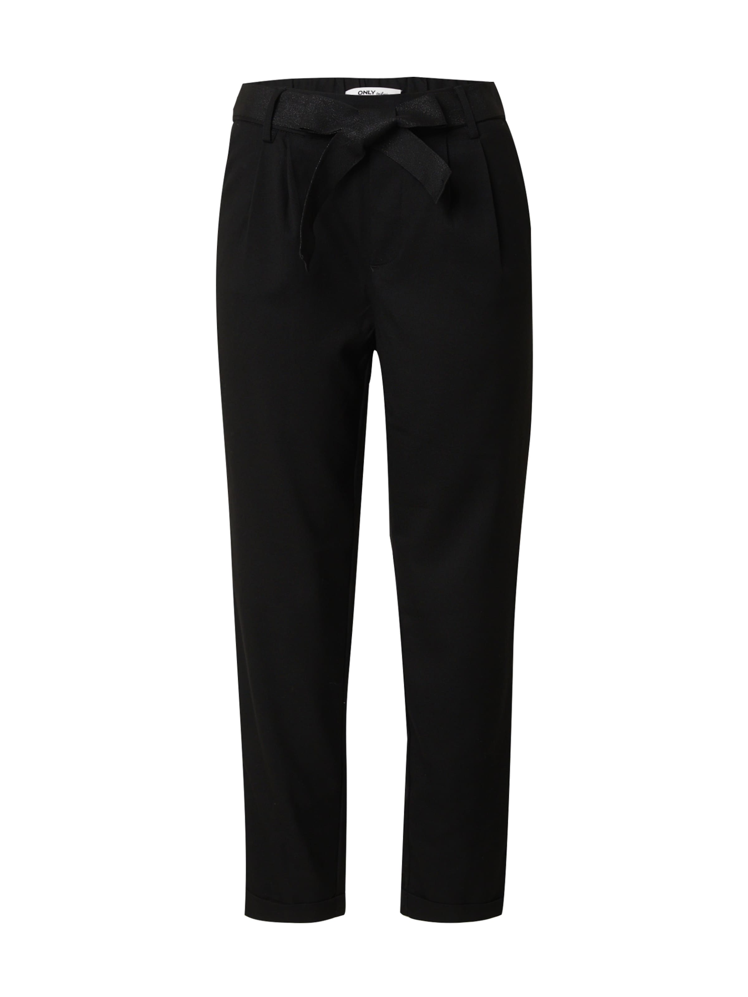 ONLY Regular Pleat-front trousers 'ONLRITA' in Black: front