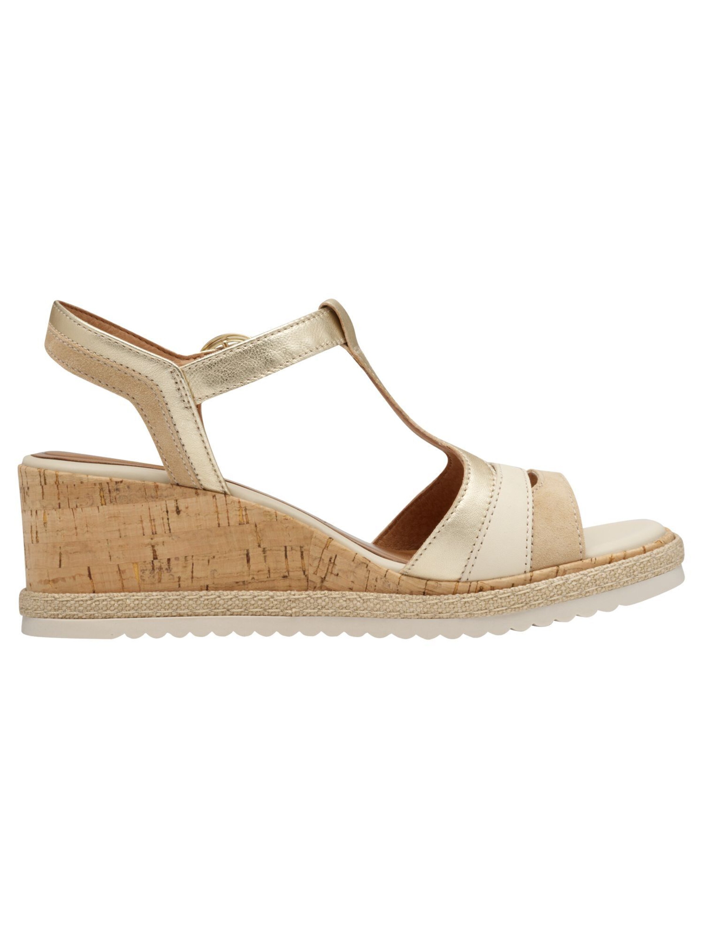 Sandales Tamaris en or