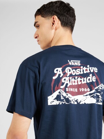 T-Shirt 'POSITIVE ATTITUDE' VANS en bleu