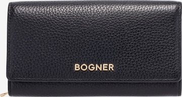 BOGNER Portemonnaie 'Wallis Violetta' in Schwarz: Vorderseite