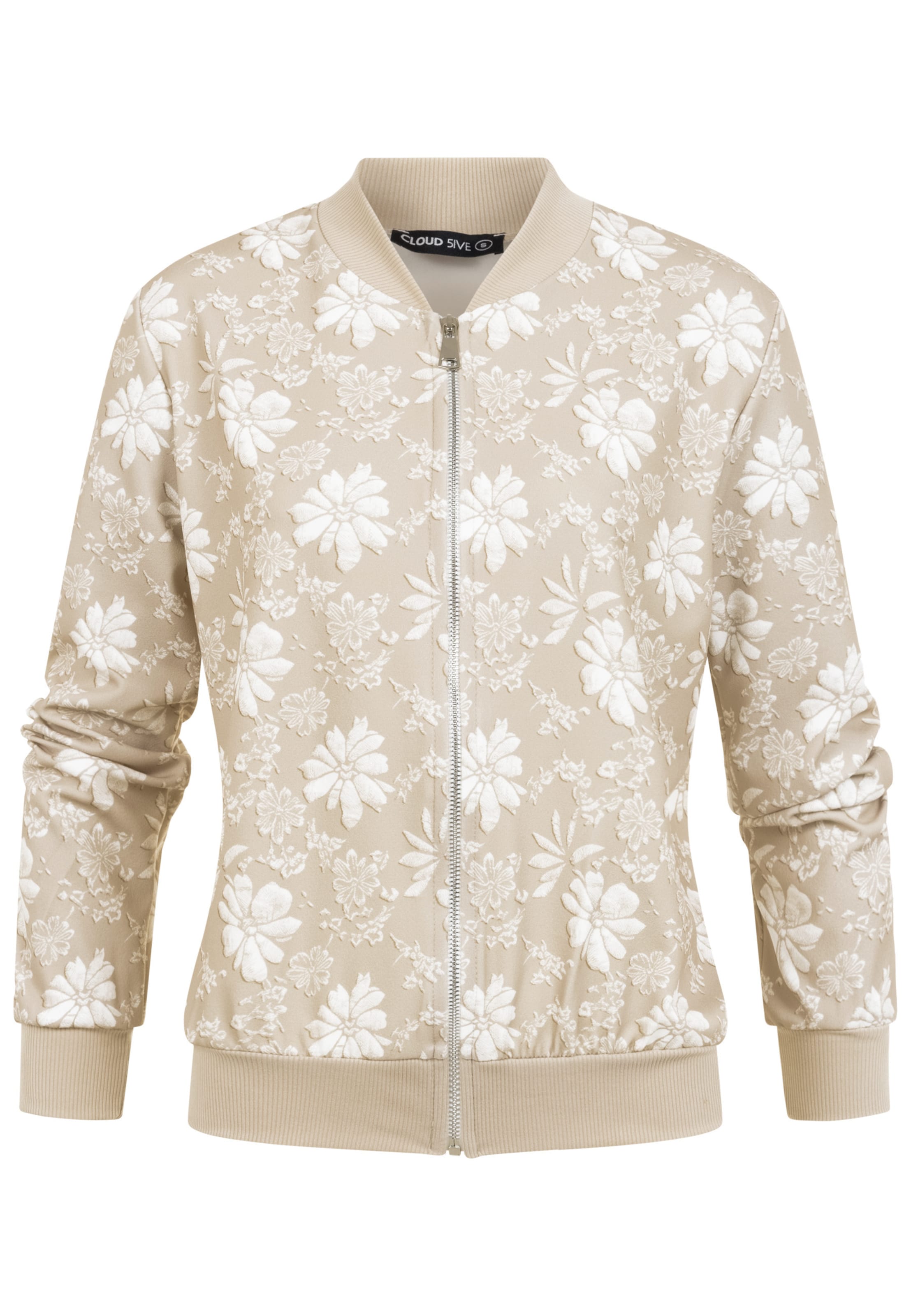 Cloud5ive Between-season jacket in Beige: front