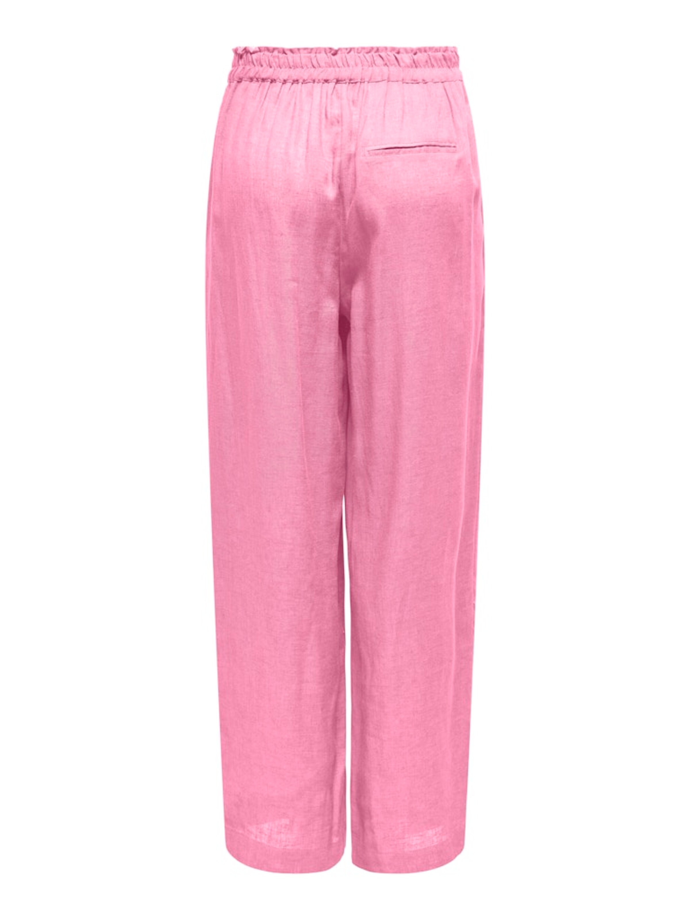 ONLYWide Leg/ Široke nogavice Hlače 'TOKYO' - roza boja