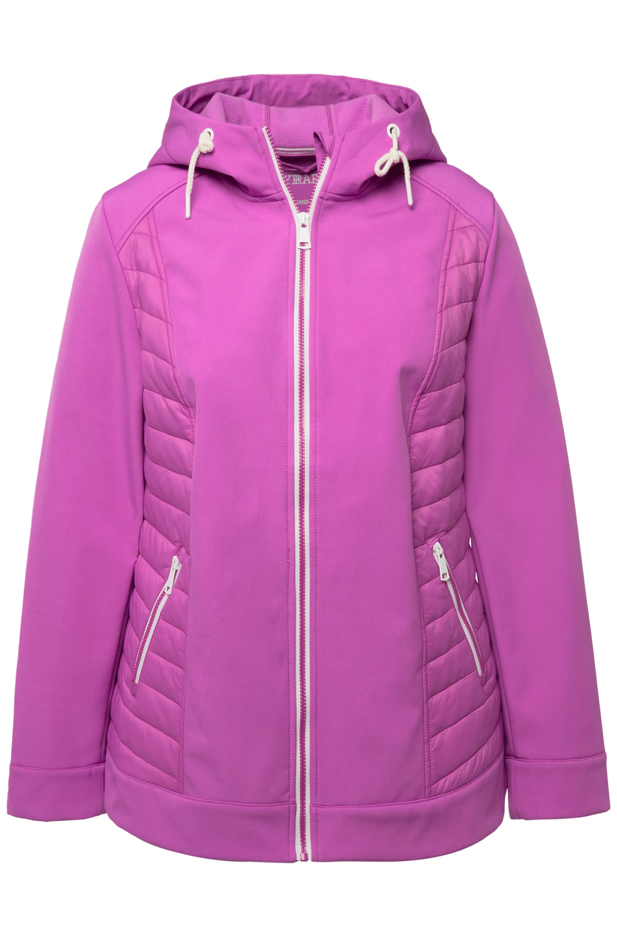 Ulla Popken Performance Jacket in Pink: front