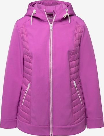 Ulla Popken Performance Jacket in Pink: front