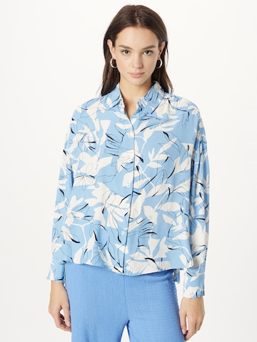 UNITED COLORS OF BENETTON Blouse in Blauw: voorkant