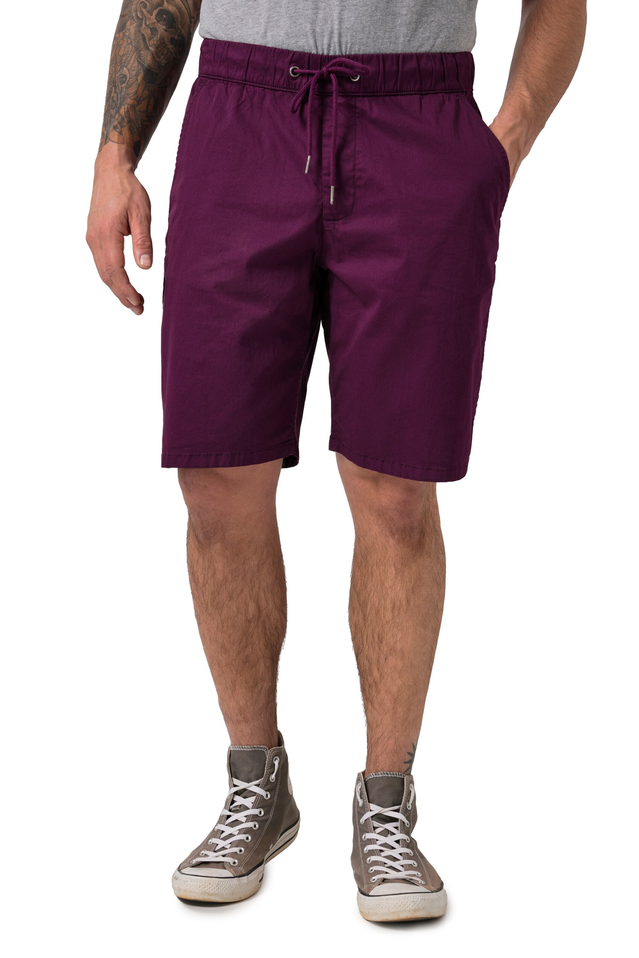 JP1880 Regular Trousers 'Bermuda' in Red: front