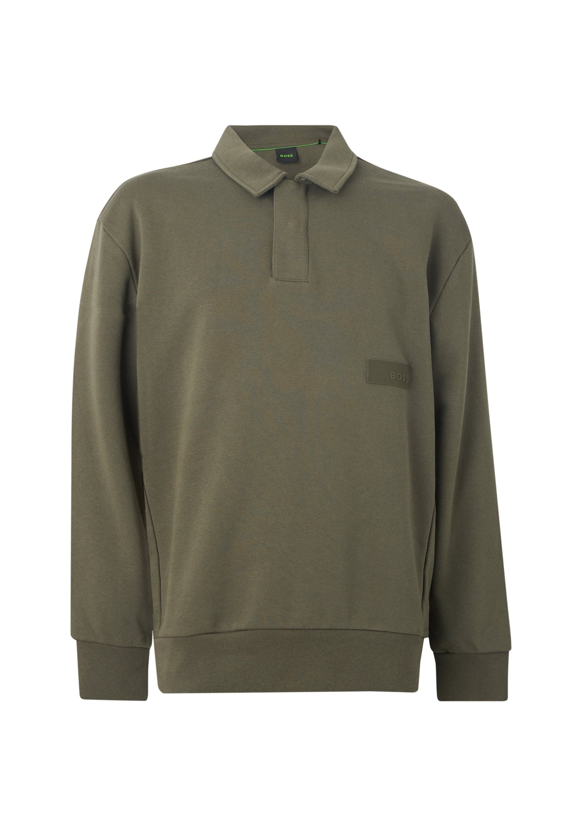 BOSS Sweat-shirt en XS en olive, Vue avec produit
