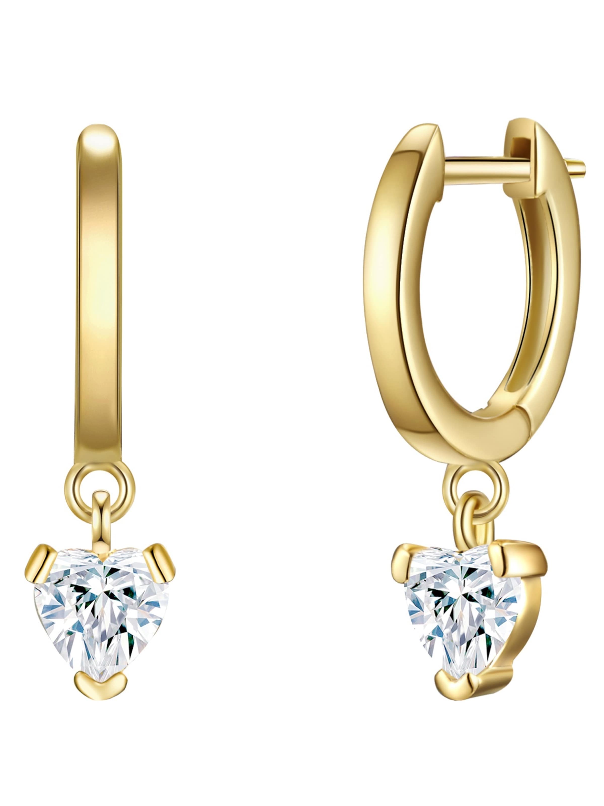 Lulu & Jane Earrings in Gold: front