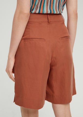 s.Oliver BLACK LABEL Wide Leg Hose in Braun