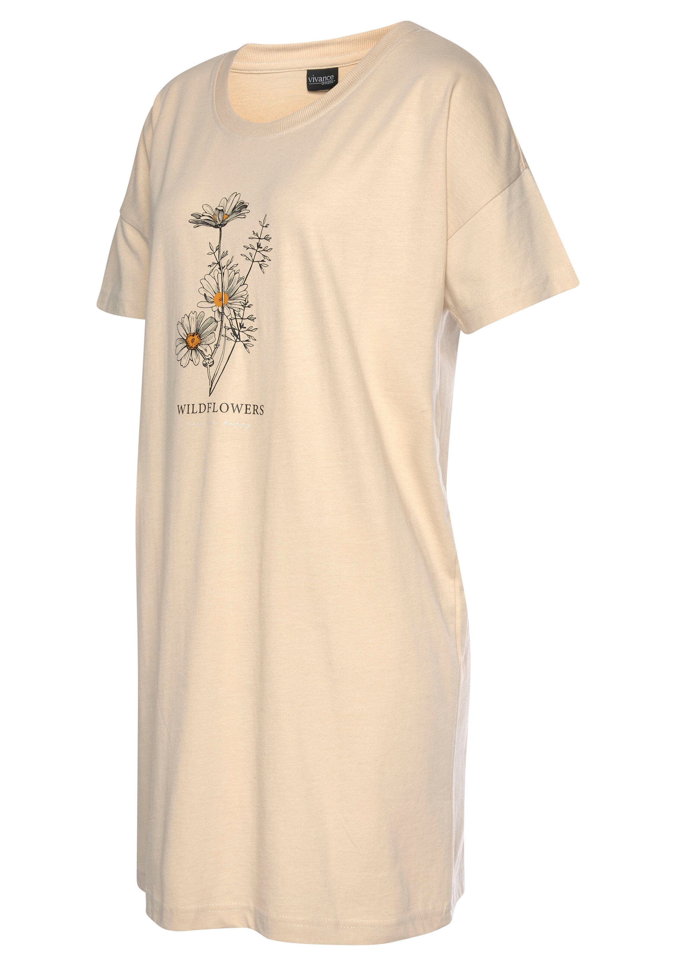 VIVANCE Yöpaita 'Dreams' värissä beige