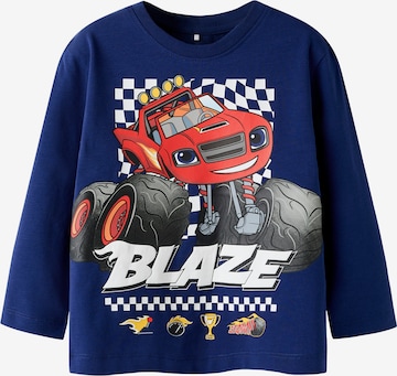 NAME IT Majica 'NMMAMAN BLAZE' | modra barva: sprednja stran