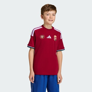 ADIDAS PERFORMANCE Λειτουργικό μπλουζάκι 'Hungary 26 Home Kids' σε κόκκινο: μπροστά