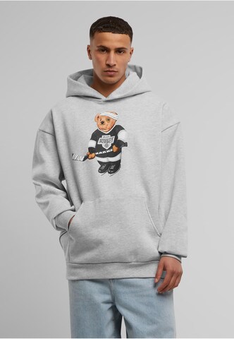 MARKET Sweatshirt 'Hockey Bear' in Grau: Vorderseite