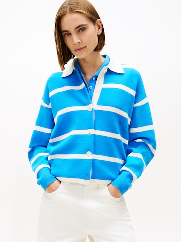 Cardigan TOMMY HILFIGER en bleu : devant