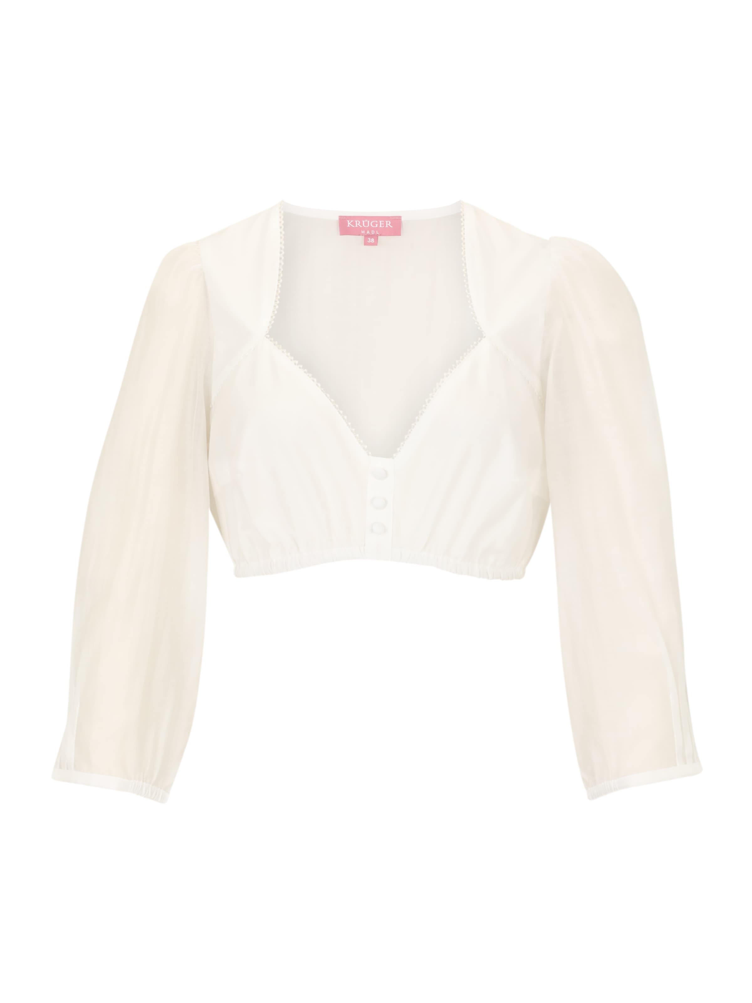 Krüger Madl Traditional Blouse in Beige: front
