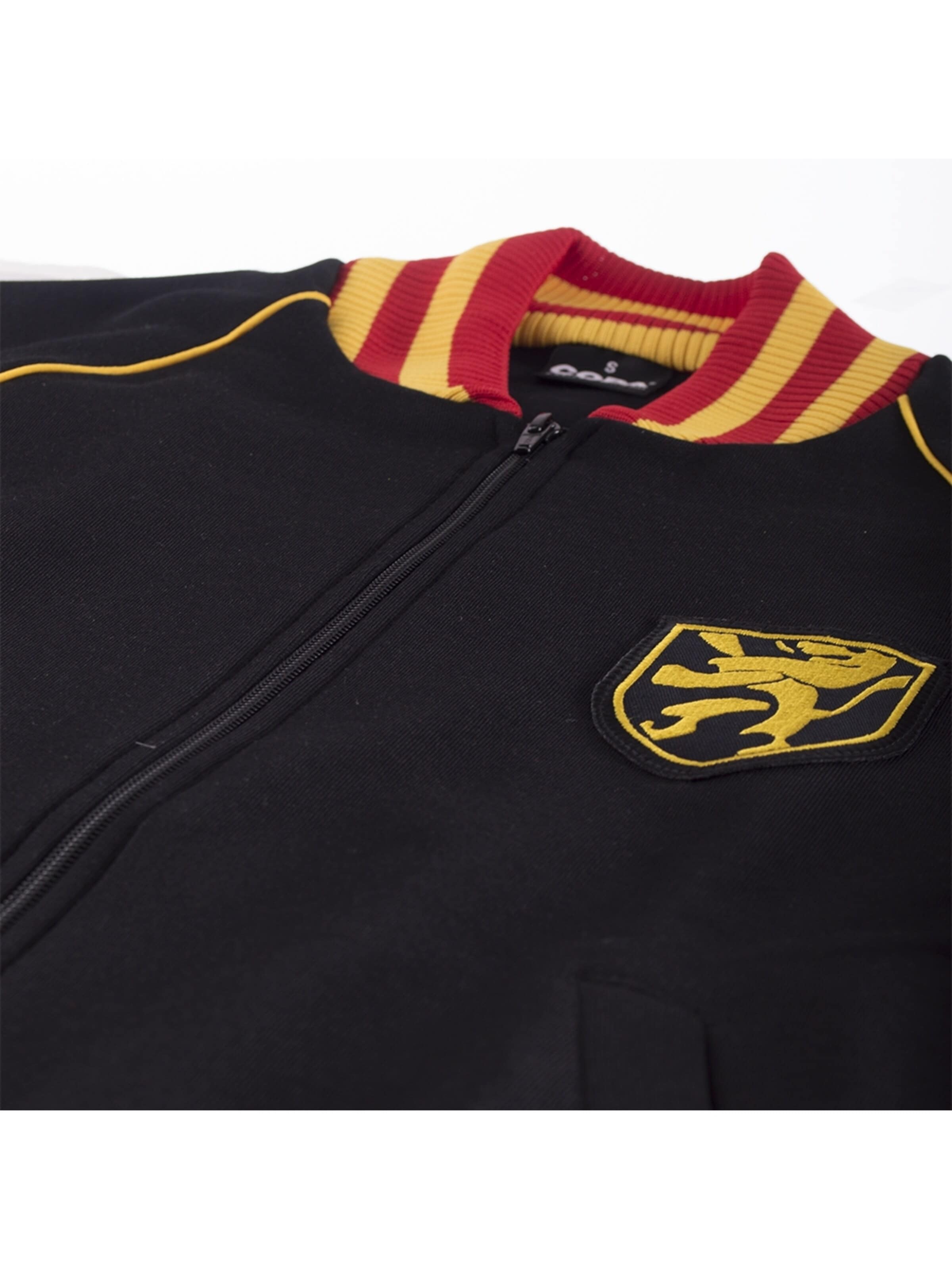 COPA FOOTBALL Sportjas 'België 1960's Retro Voetbaljack' in Zwart