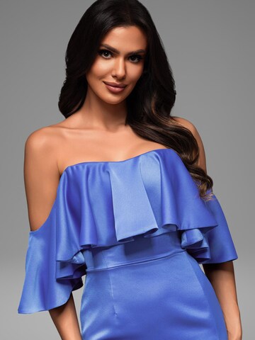 Ombre Abendkleid‌‌‌‌ in Blau