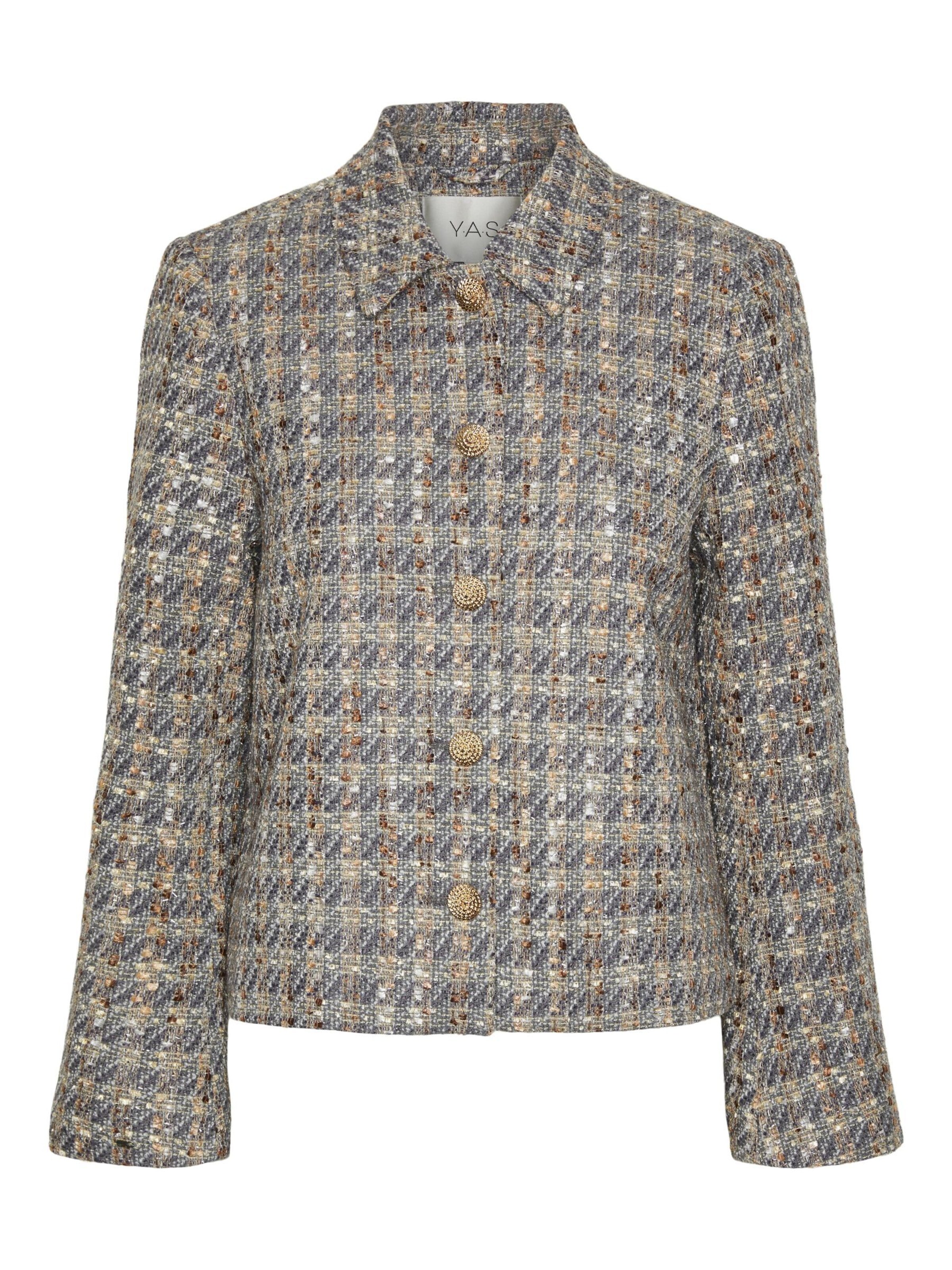 YAS Blazer in Grey: front