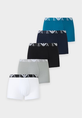 Emporio Armani Шорты Боксеры в Синий: спереди