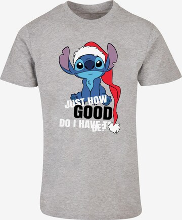 ABSOLUTE CULT Shirt 'Lilo And Stitch - Just How Good' in Grijs: voorkant