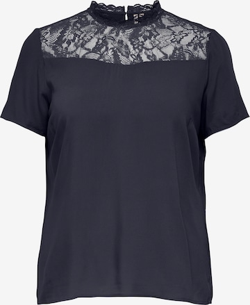 ONLY Carmakoma Blouse 'First' in Blue: front