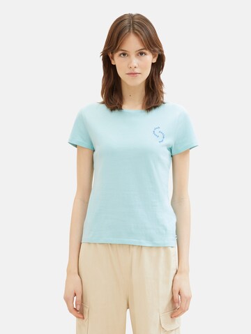 TOM TAILOR DENIM T-Shirt in Blau: predná strana