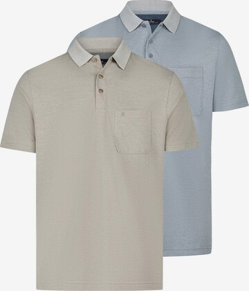 Ragman Shirt 'Basic' in Blue: front