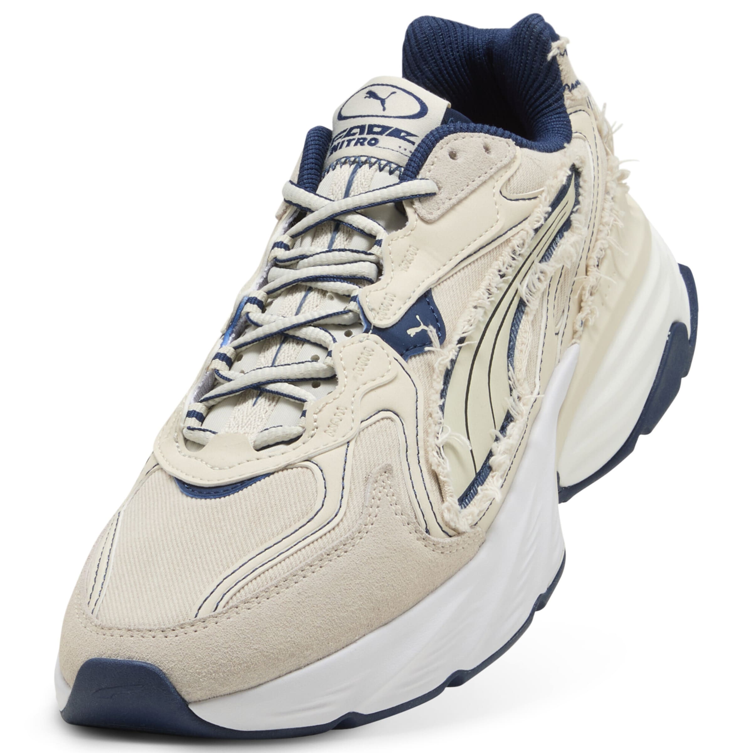 PUMA Platform trainers in White