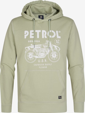Petrol Industries Sweatshirt 'Palmcove' in Green: front