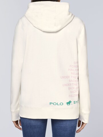 Polo Sylt Zip-Up Hoodie in White