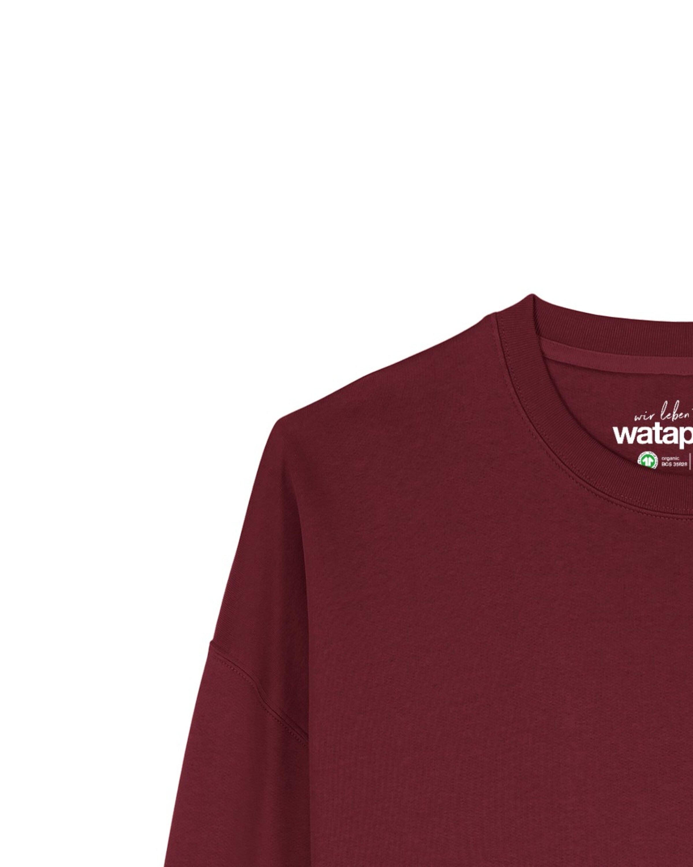 Pullover 'Adventure is everywhere' di Watapparel in rosso